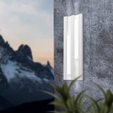 EGLO 900119 | Fandina Eglo zidna svjetiljka 2x LED 1000lm 3000K IP55 bijelo
