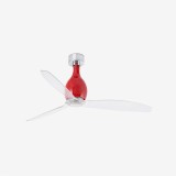 FARO 32029 | Mini-FA Faro ventilator stropne svjetiljke sjajna crvena