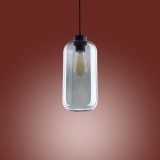 TK LIGHTING 2077 | Marco-TK Tk Lighting visilice svjetiljka 1x E27 dim, crno