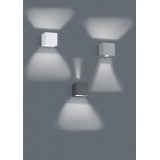 TRIO 226860242 | Adaja-TR Trio zidna svjetiljka 2x LED 480lm 3000K IP54 antracit