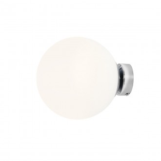 ALDEX 1076C4_M | Ball-AL Aldex zidna svjetiljka kuglasta 1x E27 krom, opal