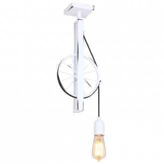 ALDEX 844G | Bang-Min Aldex stropne svjetiljke svjetiljka 1x E27 antik bijela, crno