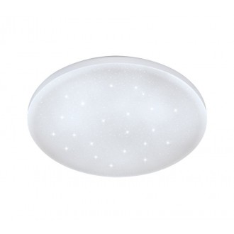 EGLO 33596 | Frania-S Eglo zidna, stropne svjetiljke svjetiljka okrugli 1x LED 900lm 4000K bijelo, učinak kristala