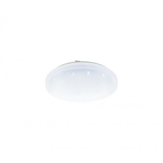 EGLO 33605 | Frania-S Eglo zidna, stropne svjetiljke svjetiljka okrugli 1x LED 1600lm 4000K bijelo, učinak kristala