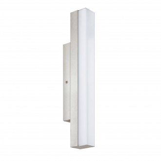 EGLO 94616 | Torretta Eglo zidna svjetiljka 1x LED 770lm 4000K IP44 poniklano mat, bijelo