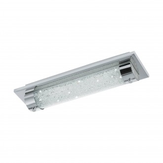 EGLO 97054 | Tolorico Eglo zidna, stropne svjetiljke svjetiljka 1x LED 1100lm 4000K IP44 krom, prozirno, kristal