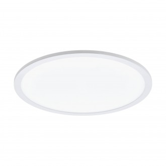 EGLO 97959 | EGLO-Connect-Sarsina Eglo stropne svjetiljke smart rasvjeta okrugli daljinski upravljač jačina svjetlosti se može podešavati, sa podešavanjem temperature boje, promjenjive boje 1x LED 2900lm 2700 <-> 6500K bijelo