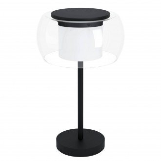 EGLO 99024 | EGLO-Connect-Briaglia Eglo stolna smart rasvjeta 51cm sa prekidačem na kablu jačina svjetlosti se može podešavati, sa podešavanjem temperature boje, promjenjive boje, može se upravljati daljinskim upravljačem 1x LED 1850lm 2700 <-> 6500