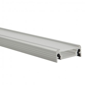 KANLUX 19163 | Kanlux aluminijski led profil D - bez sjenila - 1m - PROFILO D - za max. 10 mm LED trake aluminij