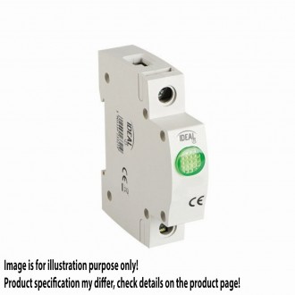 KANLUX 23321 | Kanlux Kontrolni indikator LED DIN35 modul, 3G - KLI-G - svjetlo siva, zeleno