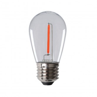 KANLUX 26049 | E27 0,9W Kanlux Edison ST45 LED izvori svjetlosti filament - RED - ST45 LED 0,9W E27-RE - 20lm 220° IK04