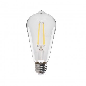KANLUX 33513 | E27 7W -> 55W Kanlux Edison ST64 LED izvori svjetlosti filament - XLED ST64C 7W-NW - 725lm 4000K 320° CRI>80