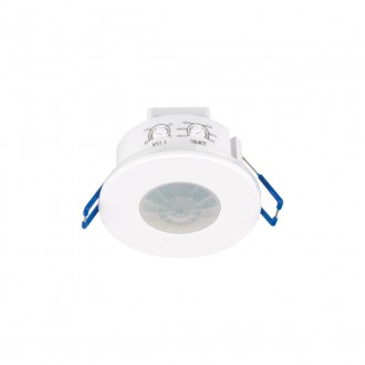 KANLUX 37370 | Kanlux sa senzorom PIR 360° ugradbene svjetiljke - MERGE-WT-O-W - okrugli svjetlosni senzor - sumračni prekidač IP65/20 bijelo