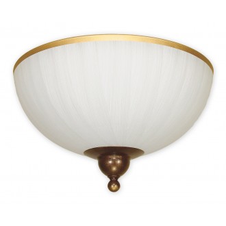LEMIR O1481 BR | FlexL Lemir stropne svjetiljke svjetiljka 2x E27 braon antik, bijelo