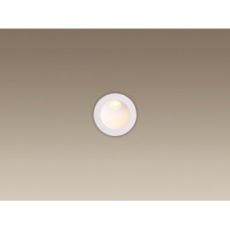 MAXLIGHT H0074 | TimeM Maxlight ugradbena svjetiljka Ø80mm 1x LED 140lm 3000K IP54 bijelo