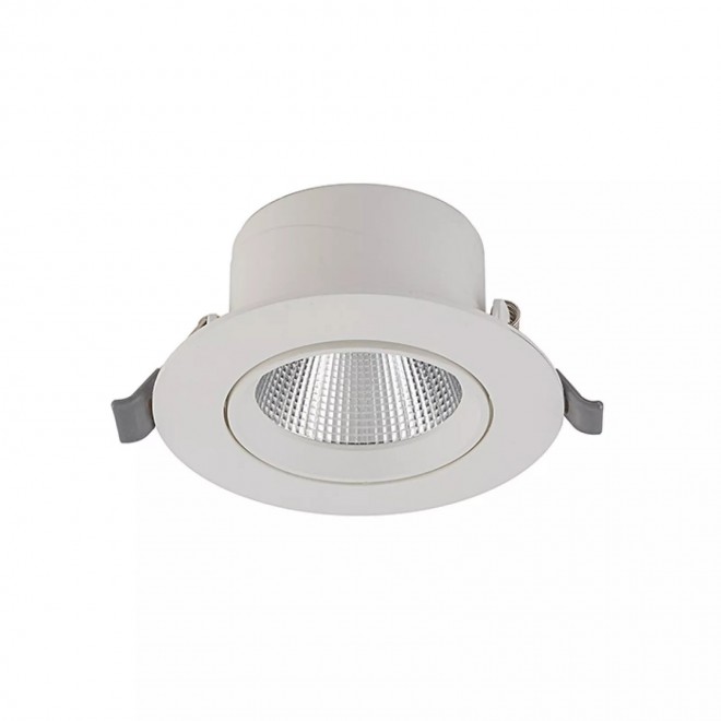 NOWODVORSKI 10551 | Egina Nowodvorski ugradbena svjetiljka okrugli pomjerljivo Ø110mm 1x LED 700lm 3000K bijelo