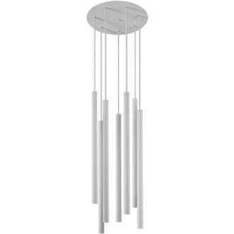 NOWODVORSKI 8918 | Laser Nowodvorski visilice svjetiljka šipka podešavajući kut rasejanja 7x G9 bijelo