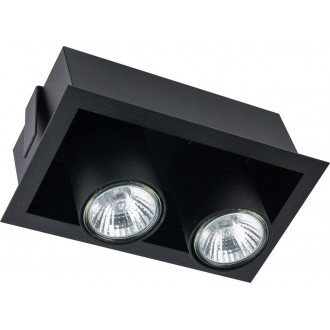 NOWODVORSKI 8940 | Eye-Mod Nowodvorski ugradbena svjetiljka izvori svjetlosti koji se mogu okretati 2x GU10 crno