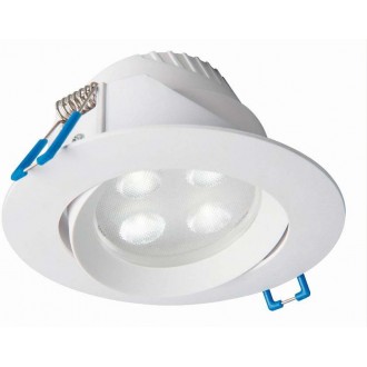 NOWODVORSKI 8988 | Eol Nowodvorski ugradbena svjetiljka okrugli pomjerljivo Ø102mm 1x LED 350lm 3000K IP44/20 bijelo