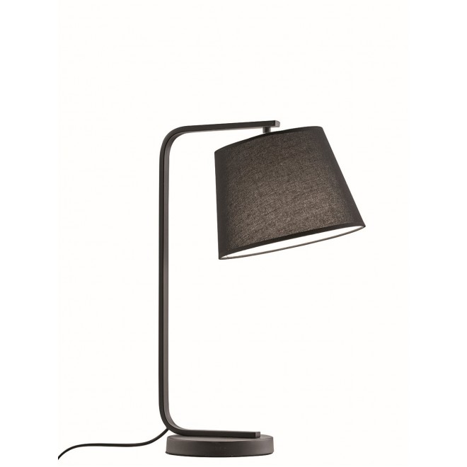 VIOKEF 4174900 | Cobbe Viokef stolna svjetiljka 55cm s prekidačem 1x E27 crno